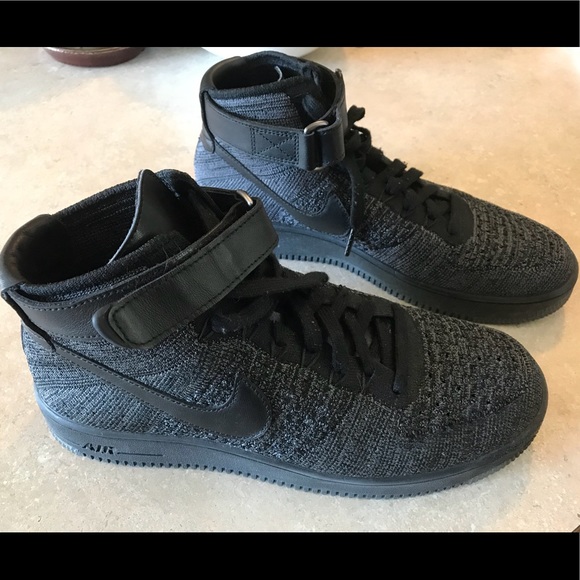 flyknit high top air force ones